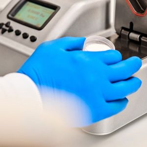 AquaLab iniciando um teste com amostra